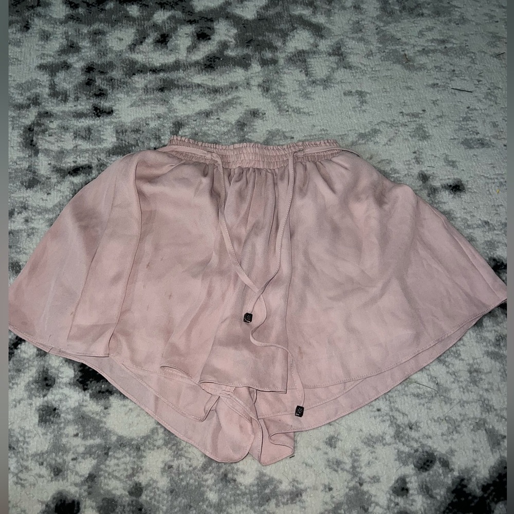 she & sky pink shorts